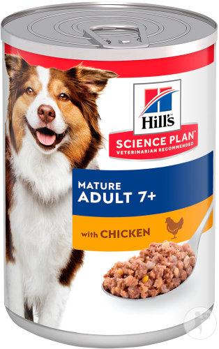 Hill's Science Plan Canine Mature Adulte 7+ Vitalité Et Longévité Au Poulet 12x370g