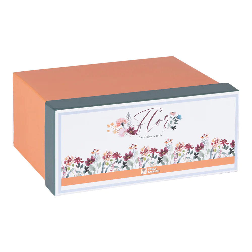 Coffret de 2 mugs XXL Flora 50 cl Table passion
