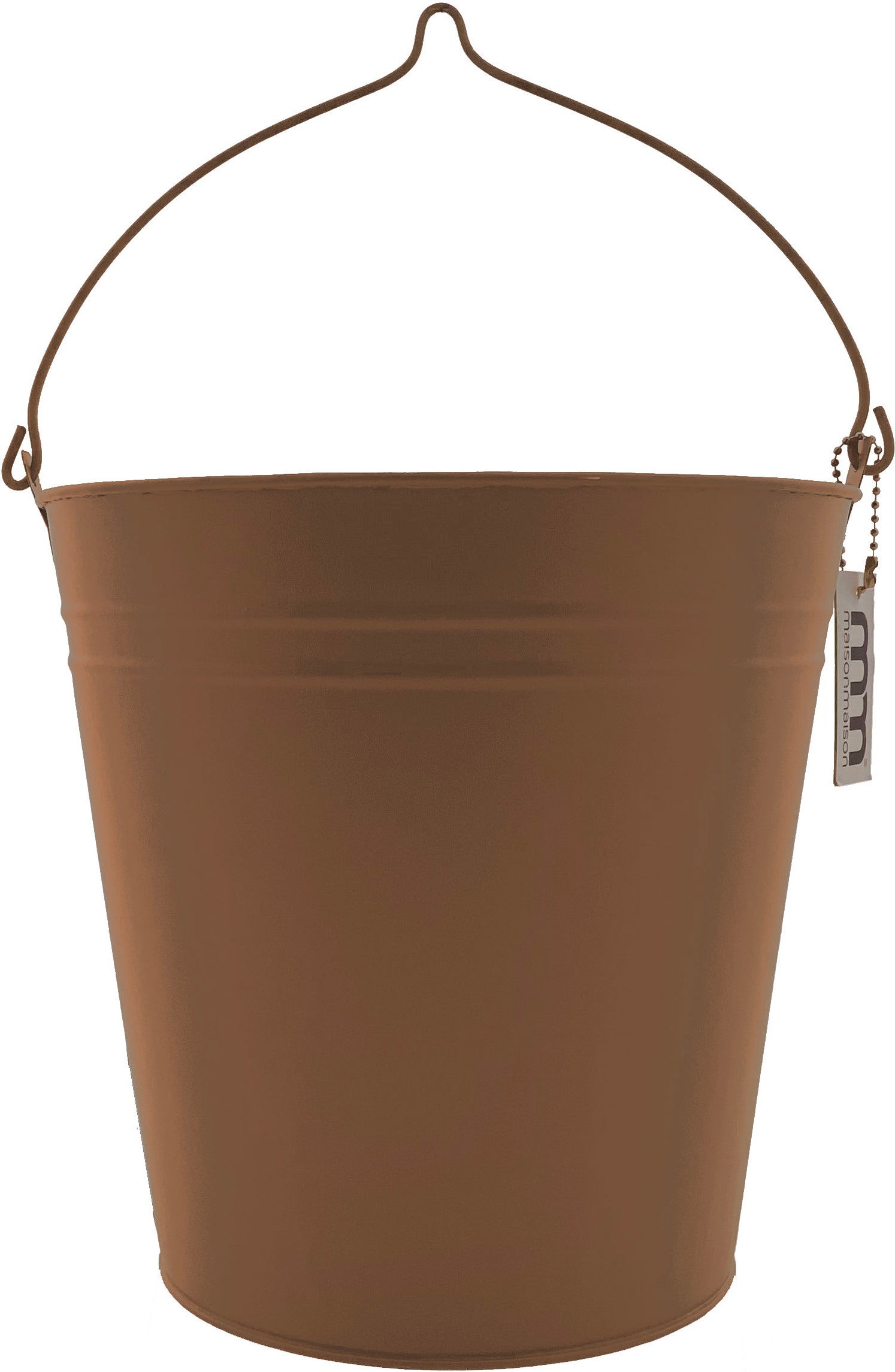 Maison Maison plantenemmer bruin D 23 H 22 cm