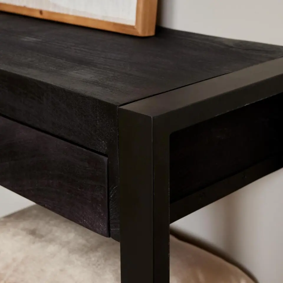 StarFurn - Sidetable Boaz - 120 cm - zwart