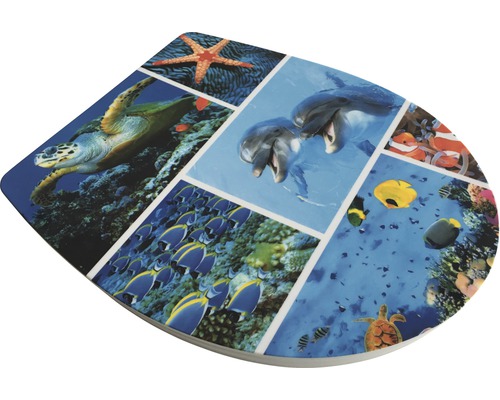 ADOB Imola Sea toiletzitting met soft-close mechanisme