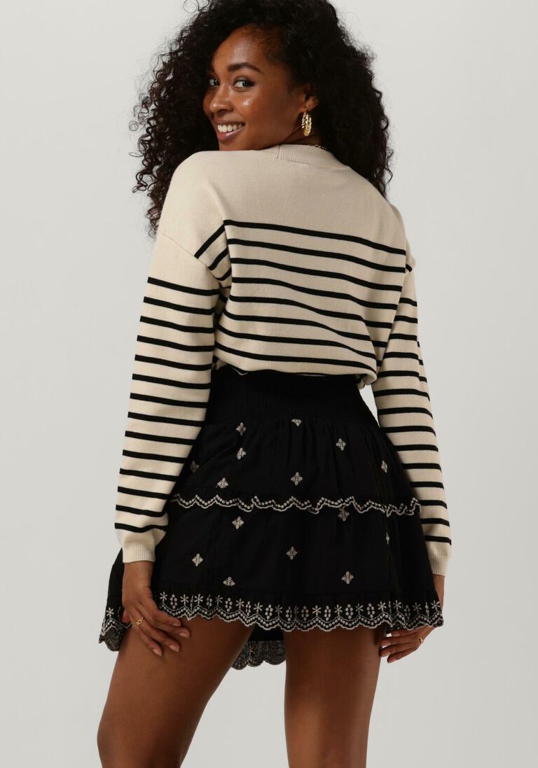 CC HEART zand cc heart trui cc heart collings comfy stripe knit blouse