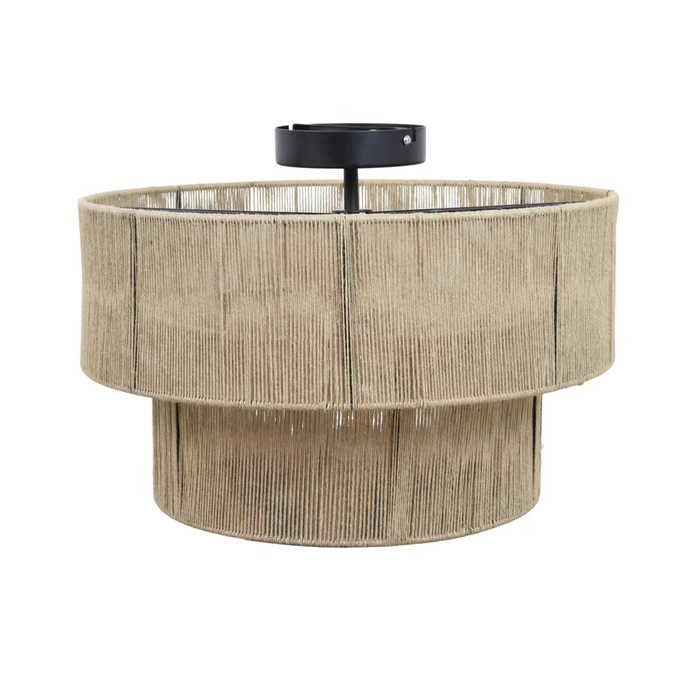 Plafondlamp Morris jute naturel Ø45 cm