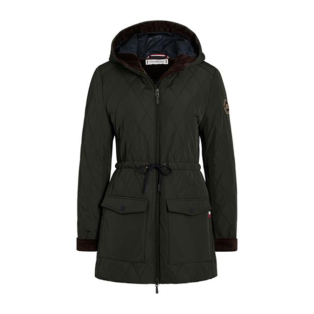 Winterjas Tommy Hilfiger Forest Donkergroen