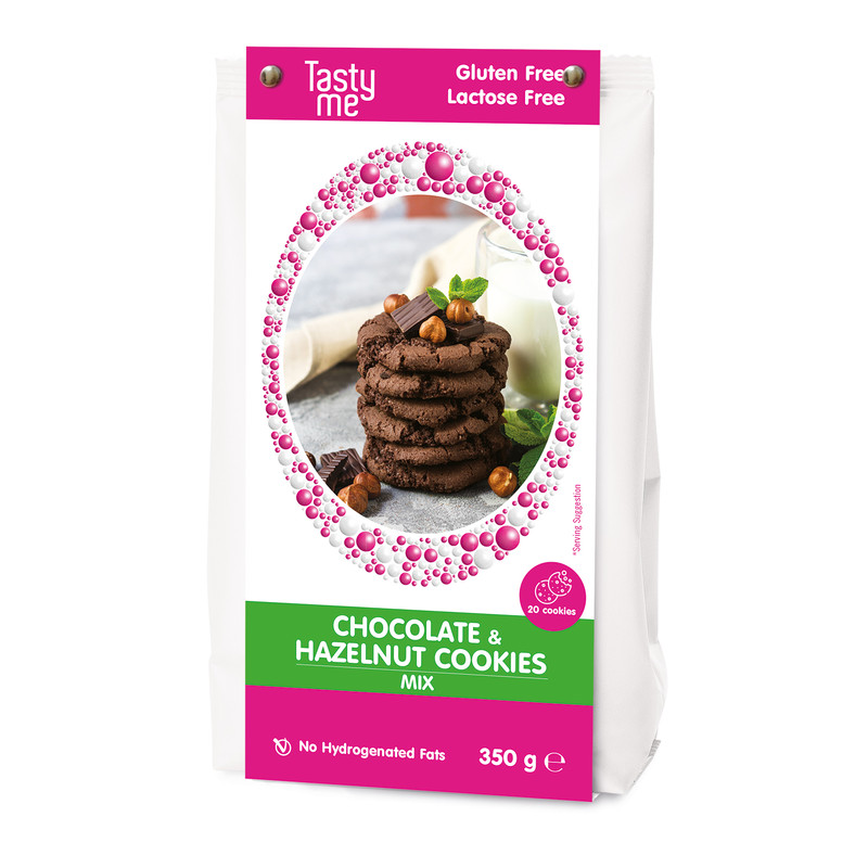 Hazelnut & choco cookies bakmix - 350 gr