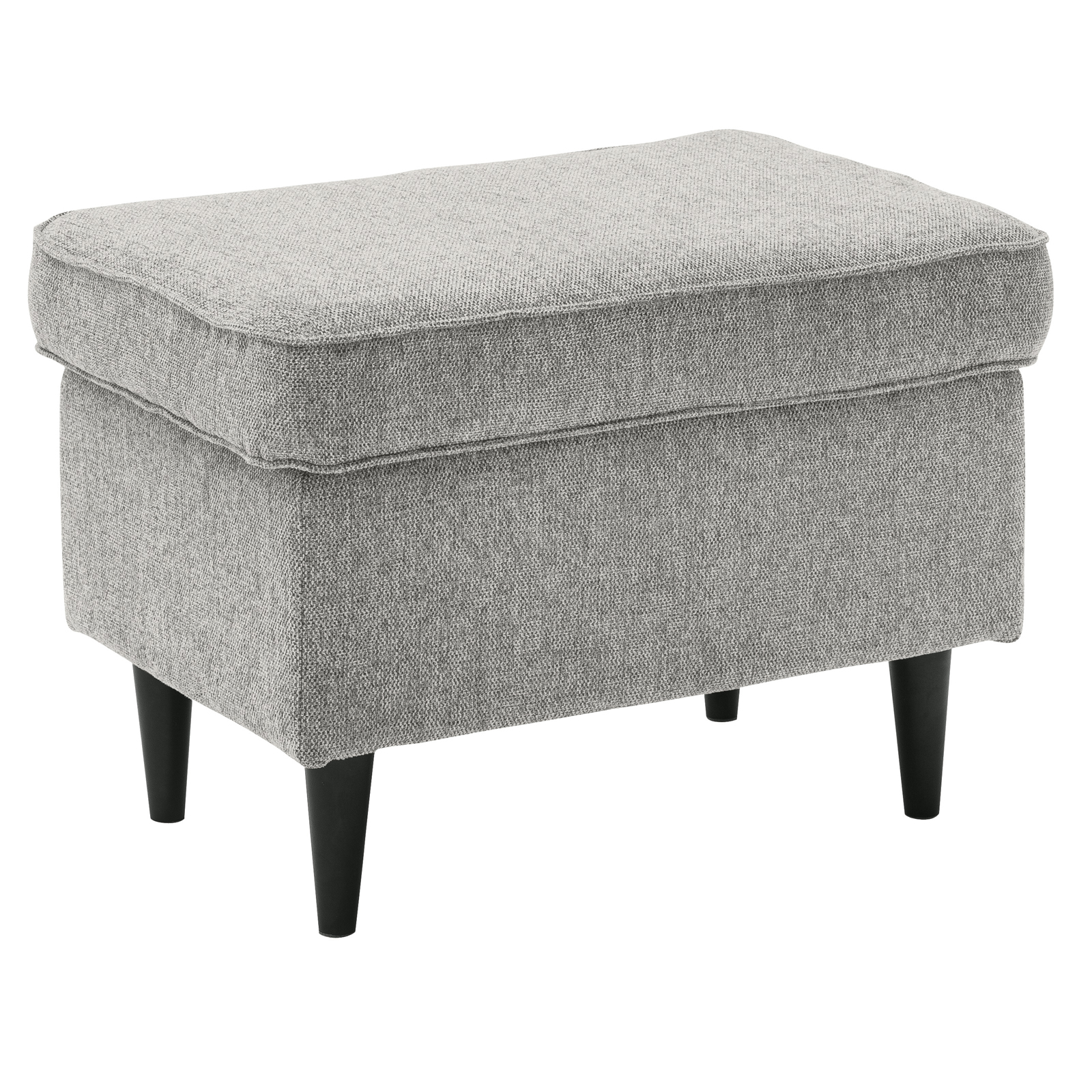 Hocker - silber - Webstoff