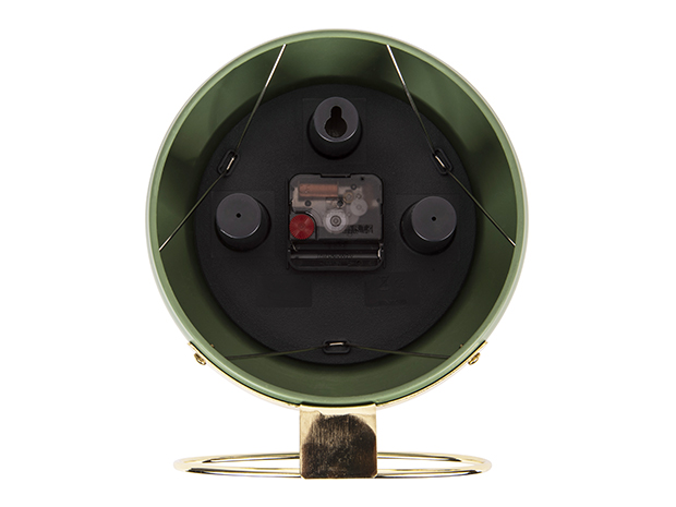 Table clock Globe moss green, Des.Armando Breeveld