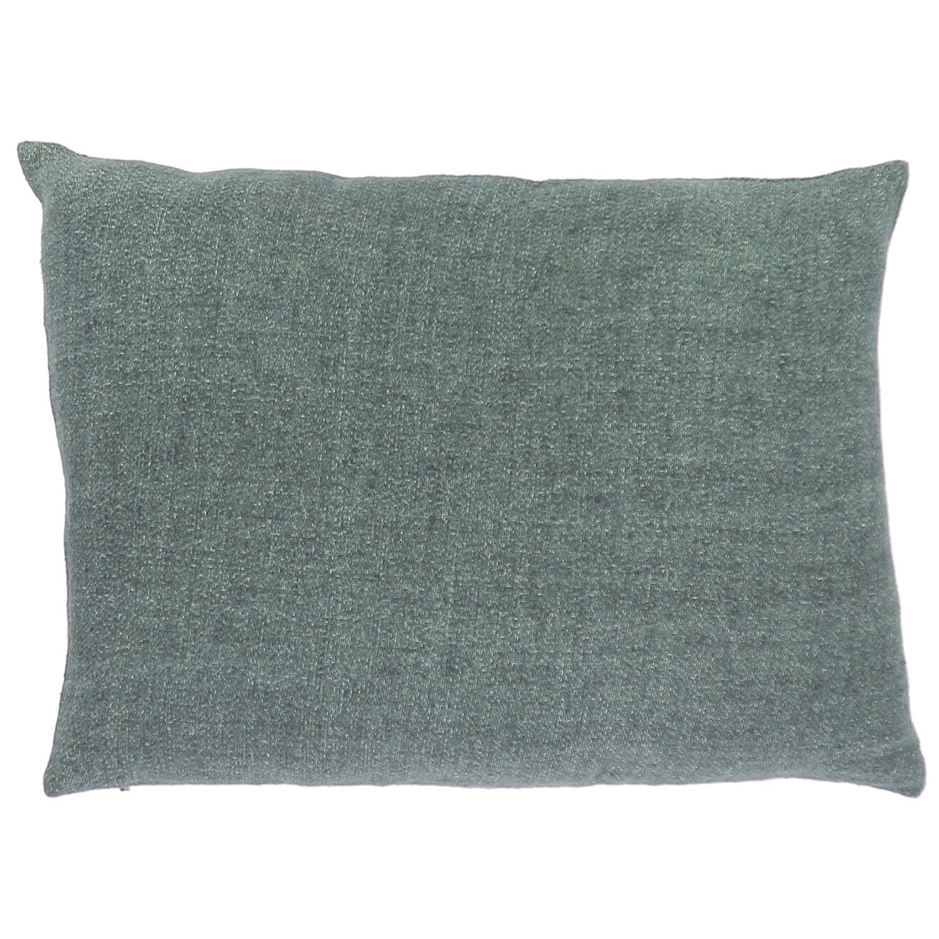 En Fil d'Indienne Housse de coussin Varanasi tweed de lin grise - 40x55 cm
