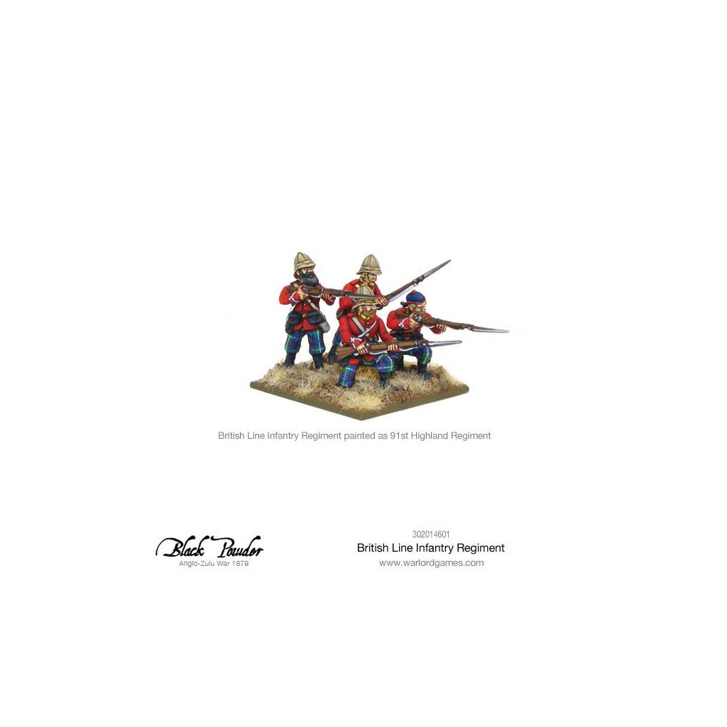 Anglo-Zulu War: British Line Infantry Regiment