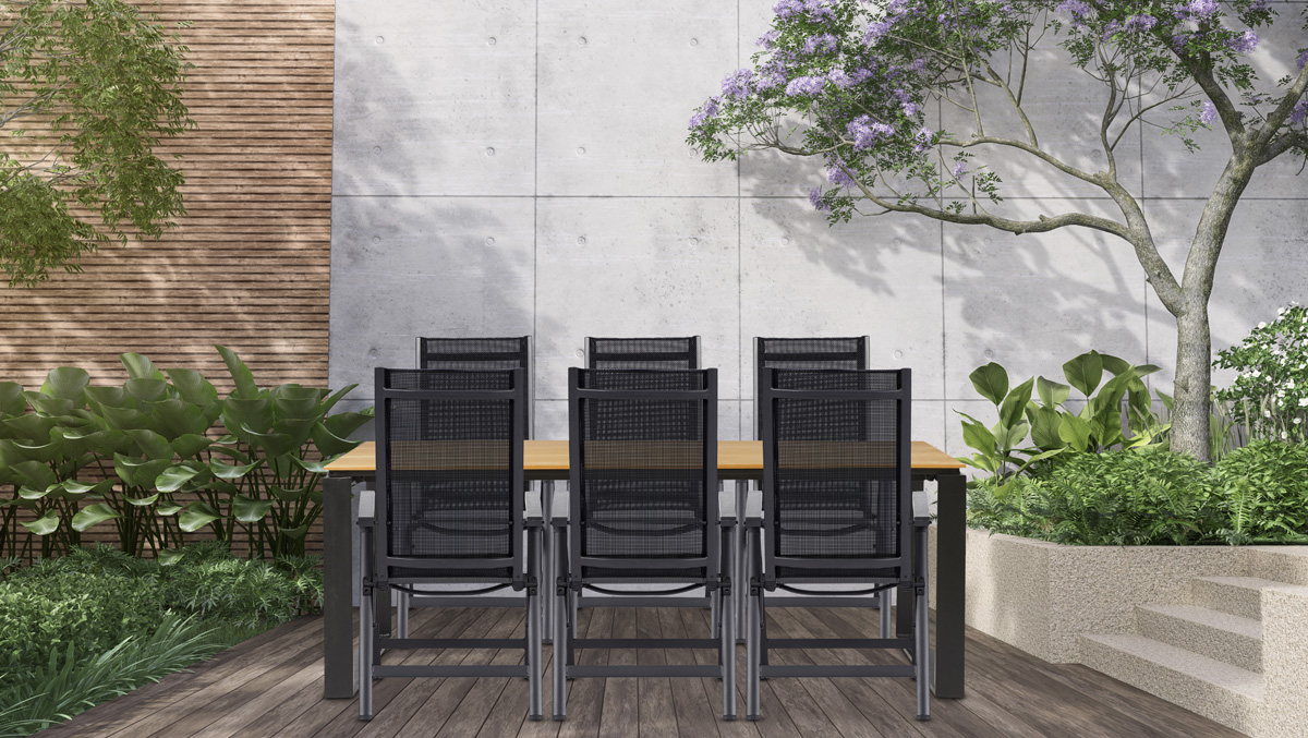 Tuintafel Joep naturel