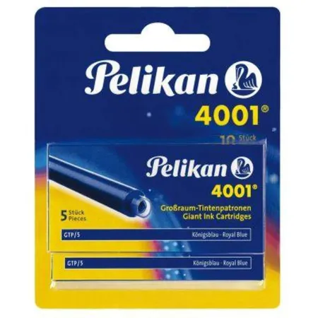 Pelikan Großraum Tintenpatronen 4001, blau, 10 Stück
