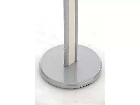 Valet de nuit portant métal blanche 43 x 28 x 109 cm MOC10013