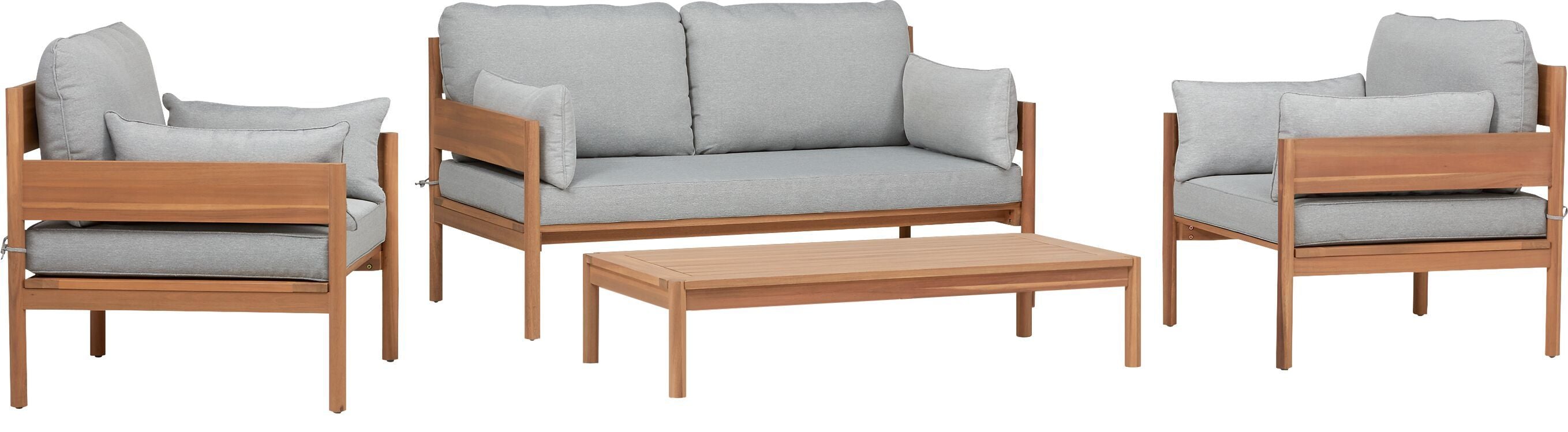 SANTA CRUZ Loungetisch - Akazie / B: 120.0 cm x T: 60.0 cm x H: 29.0 cm