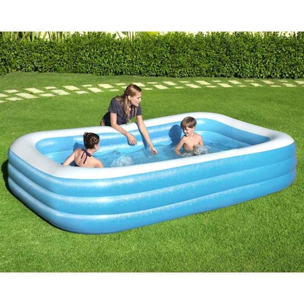 Bestway Oppblåsbart svømmebasseng 305x183x56 cm