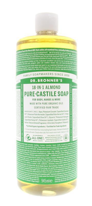 Dr Bronners Liquid Soap Amandel 945ml