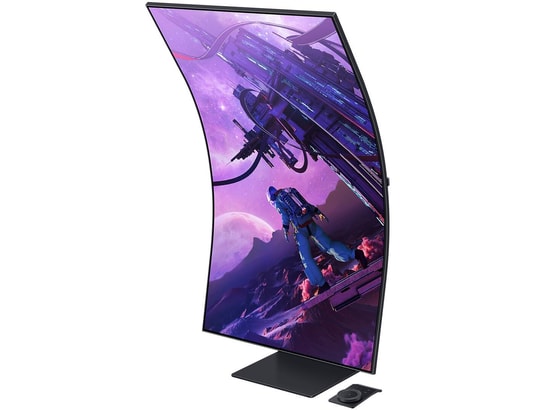 SAMSUNG - Ecran PC Gamer 55 pouces incurvé Odyssey Ark S55BG970NU