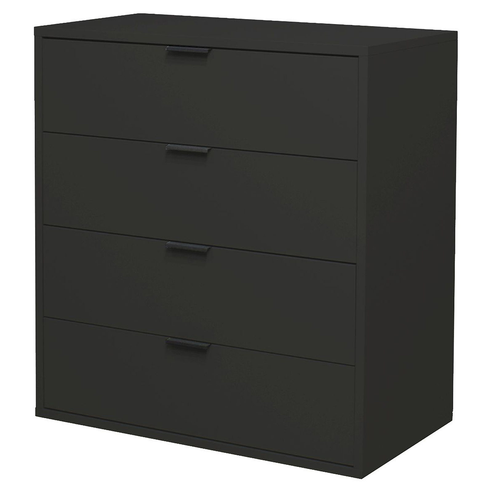 Kommode - anthrazit matt - 4 Schubkästen