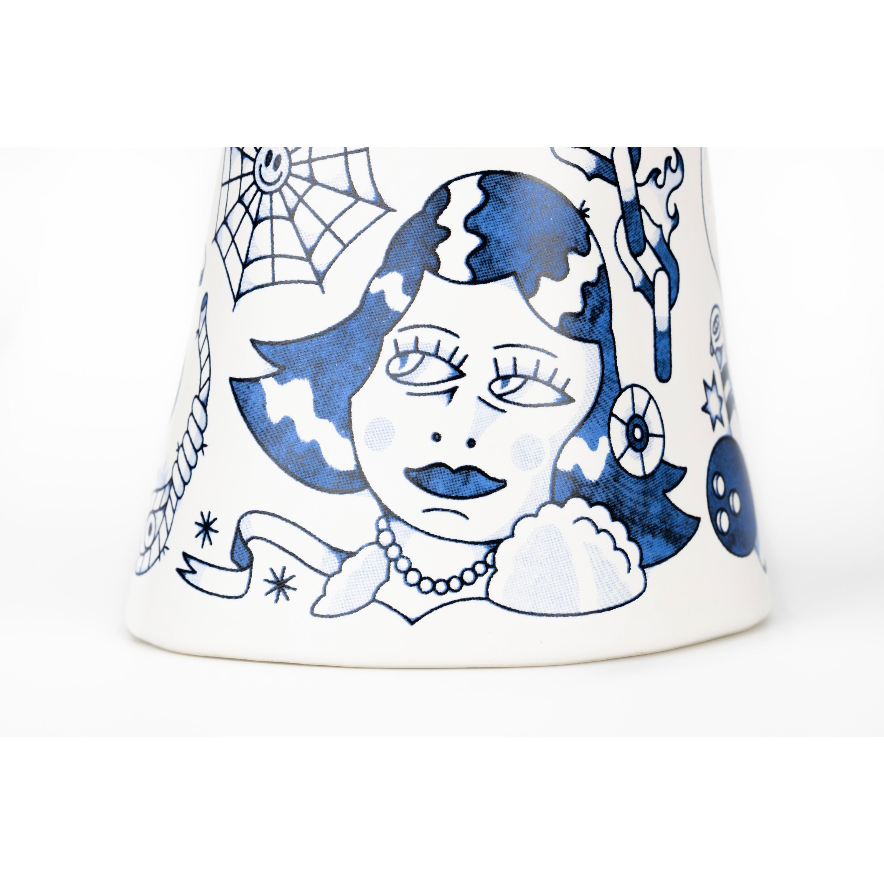 Bold Monkey Liberty Matters vaas blauw