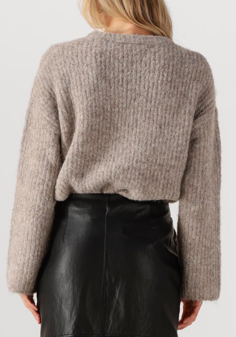 taupe co'couture trui charlie knit
