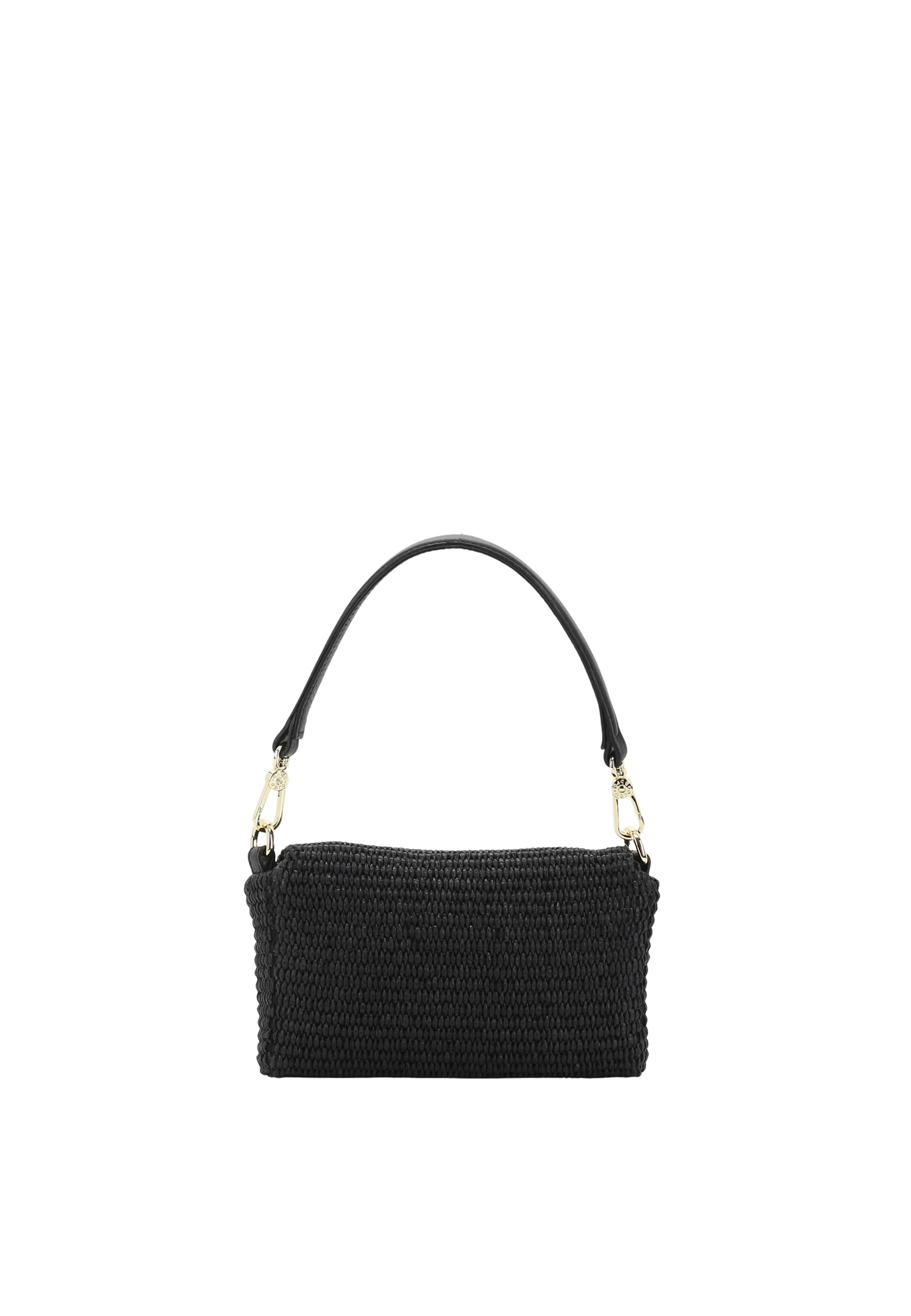 Shoulder bag TEMI Leather Raffia Standard