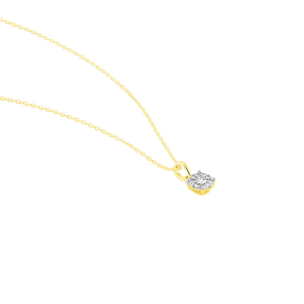 Collier Artemis Or Jaune Diamants
