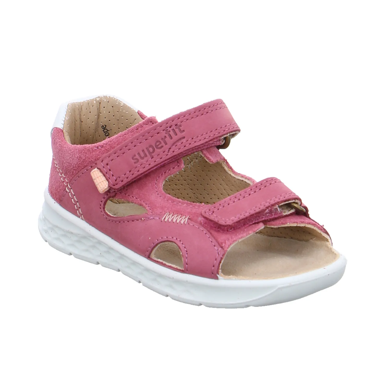 SUPERFIT Baby-Sandale Pink Leder  Mädchen Minilette
