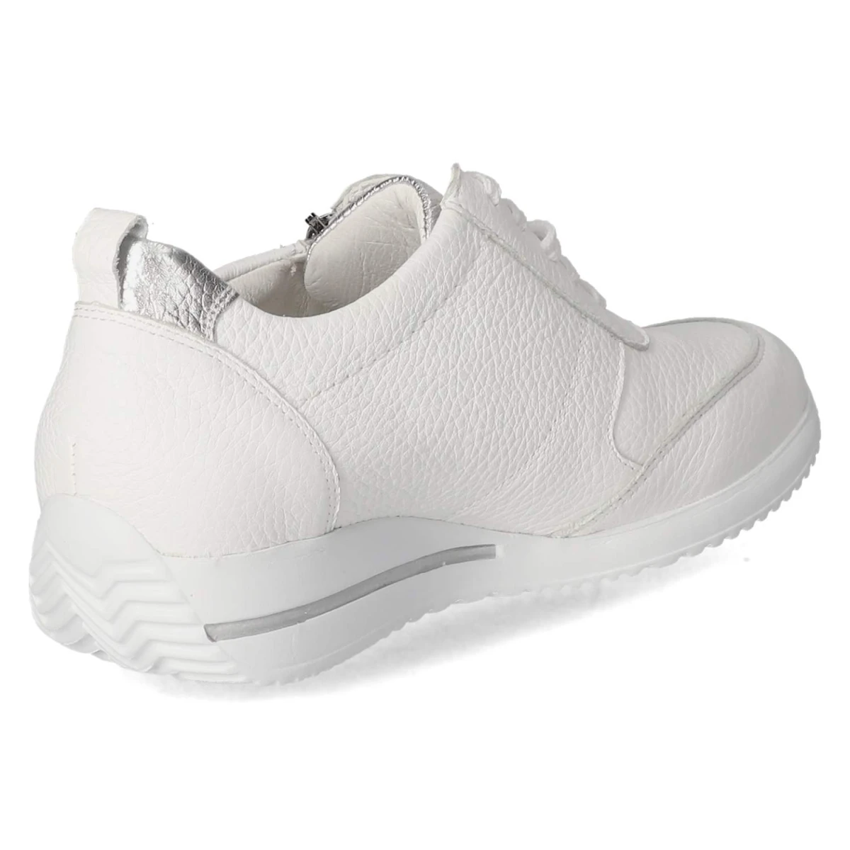 WaldläuferLow Sneaker HIMONA - WEISS SILBER