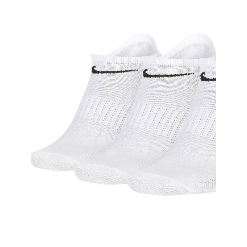 Chaussettes Nike x3 Light invisible blanches