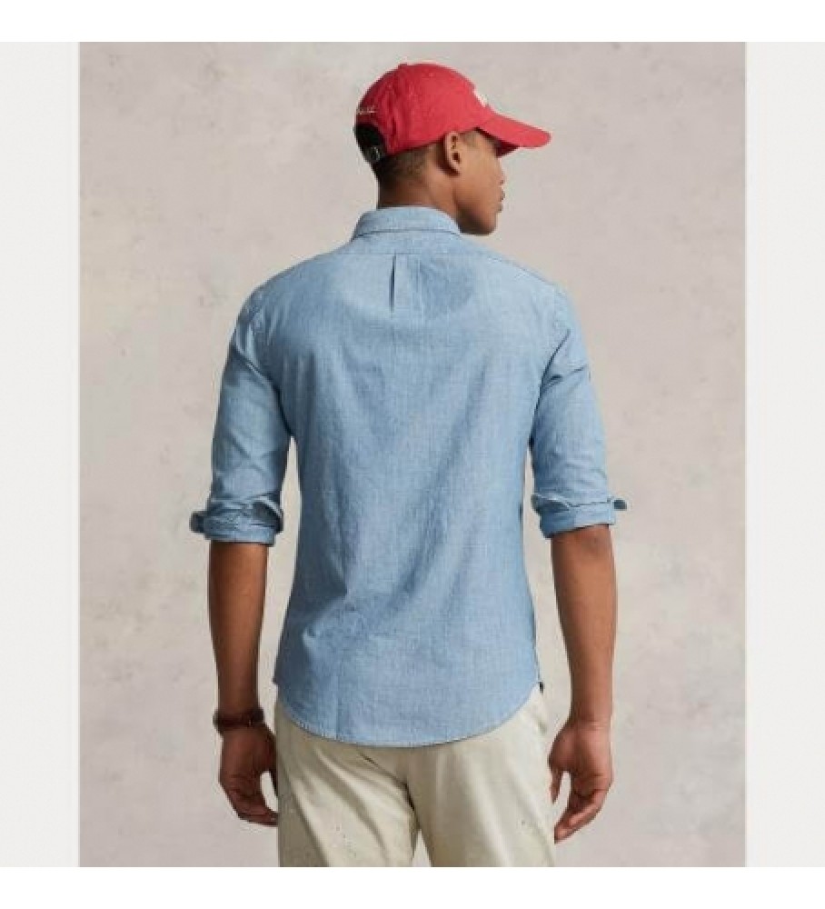 Camisa azul Ralph Lauren Polo Ralph Lauren Chambray Slim Fit