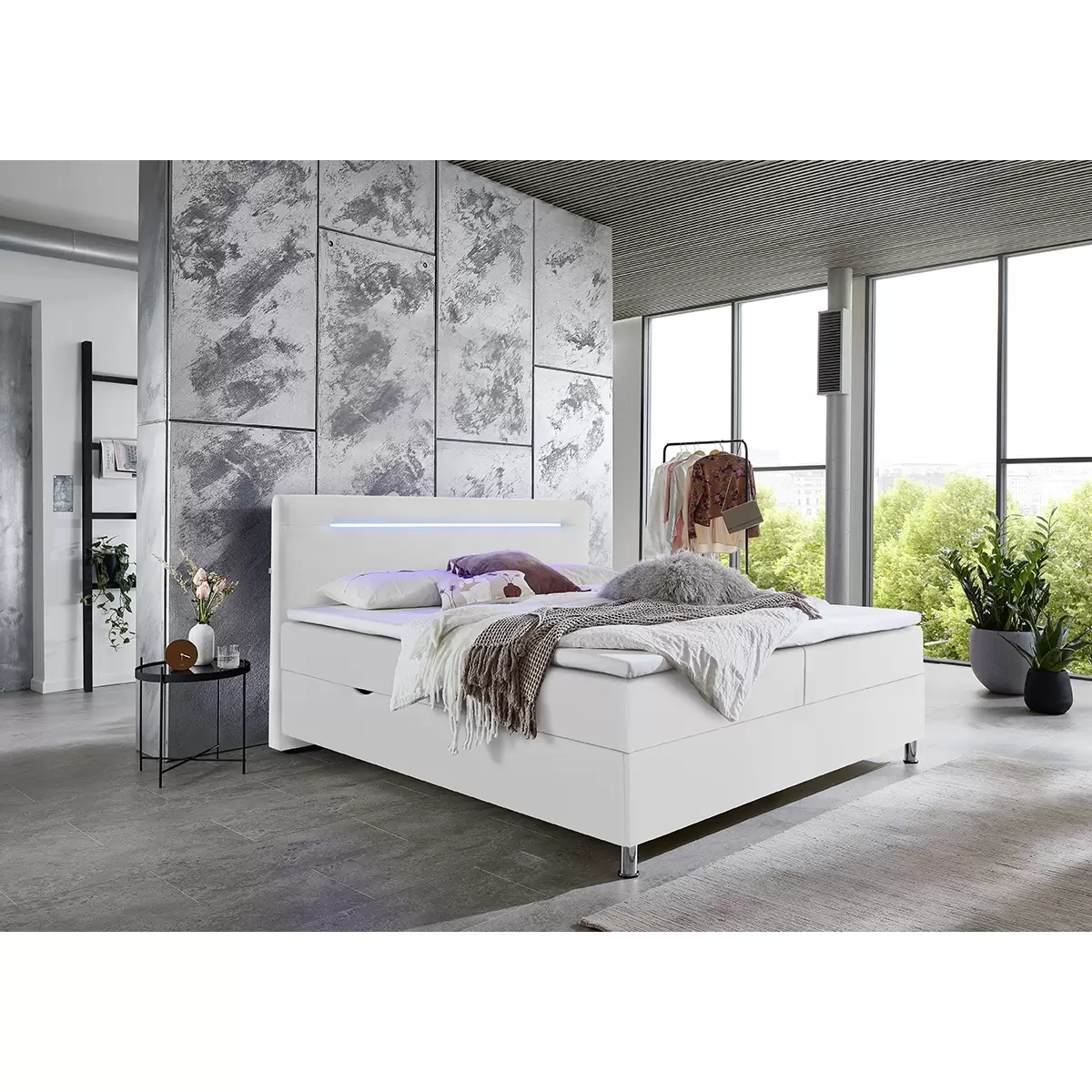Boxbett Candela 180x200 weiss