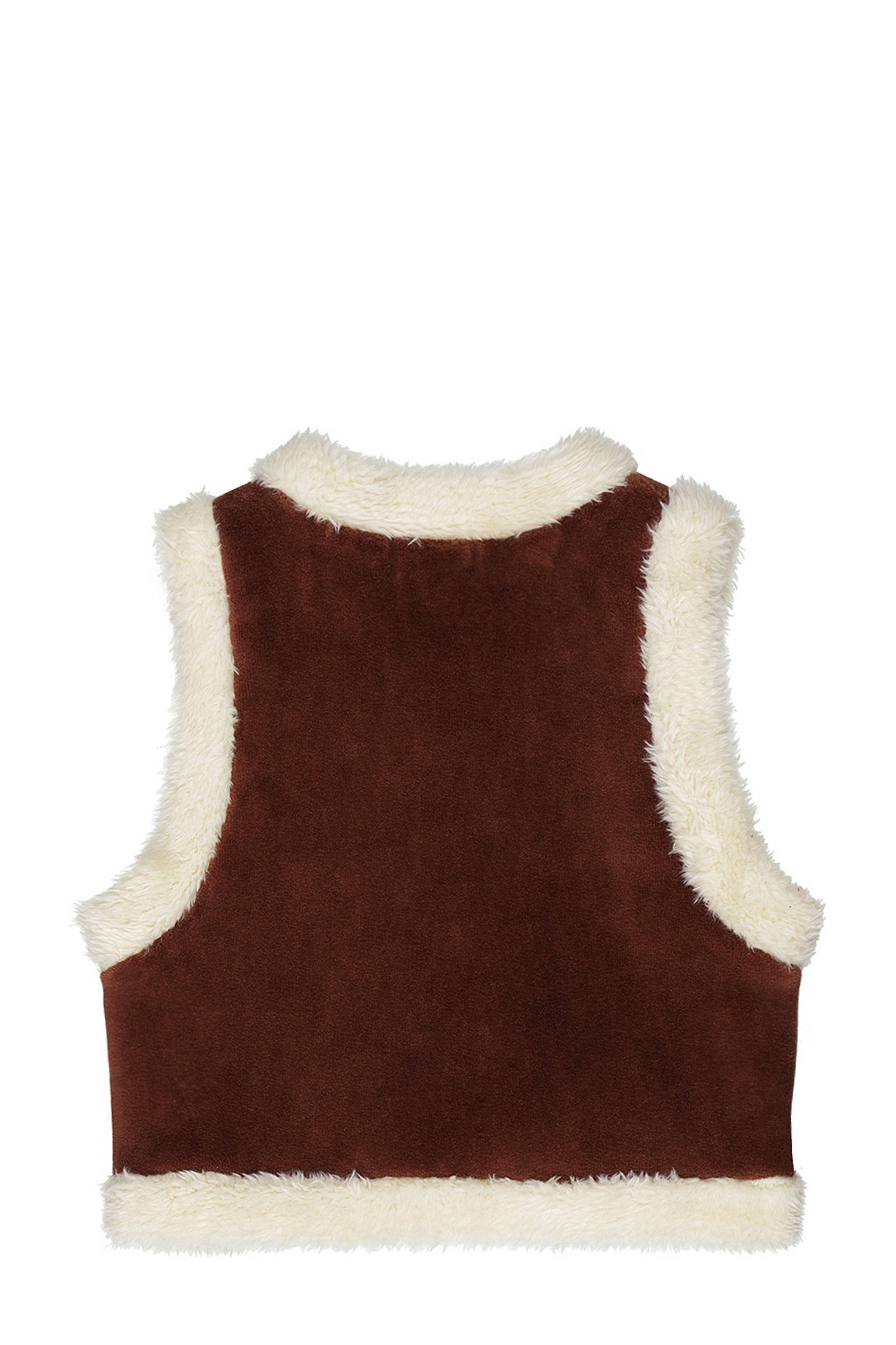 Dirkje gilet bruin/ecru