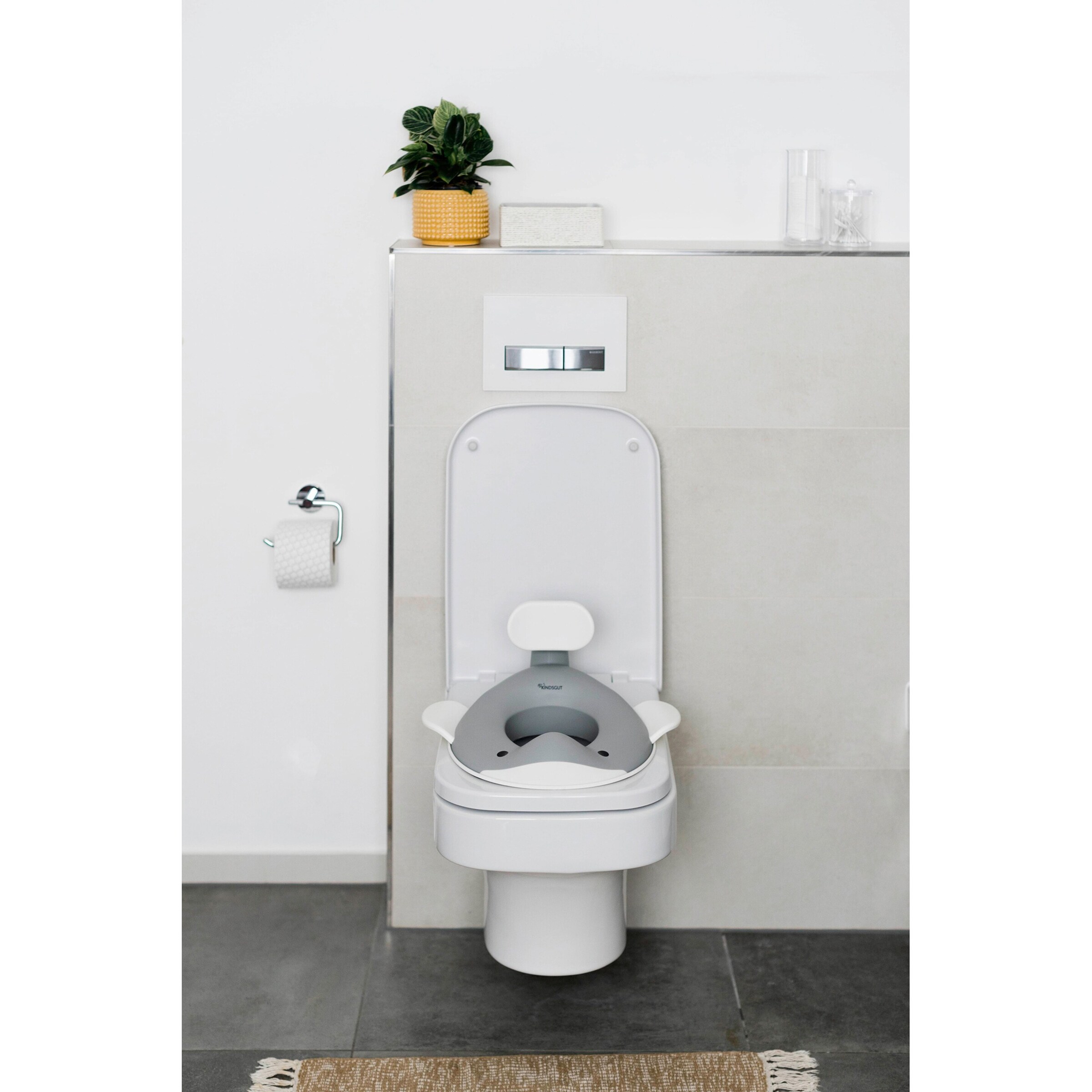Kindsgut Toilettensitz Wal dunkelgrau