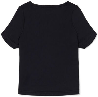 Hyperfied Short Sleeve Logo Top, Anthracite