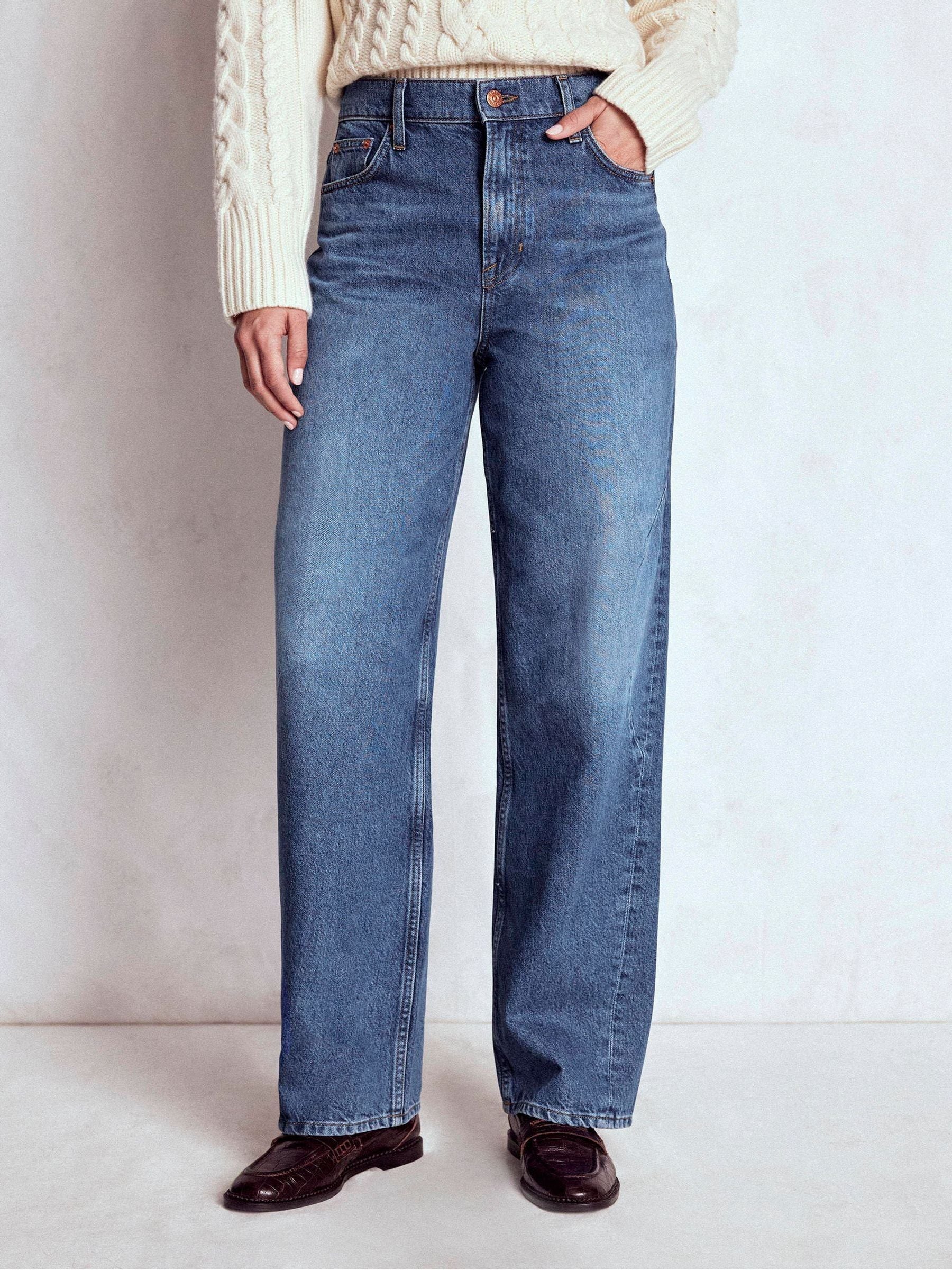 Boden Full Length Barrel Leg Jeans