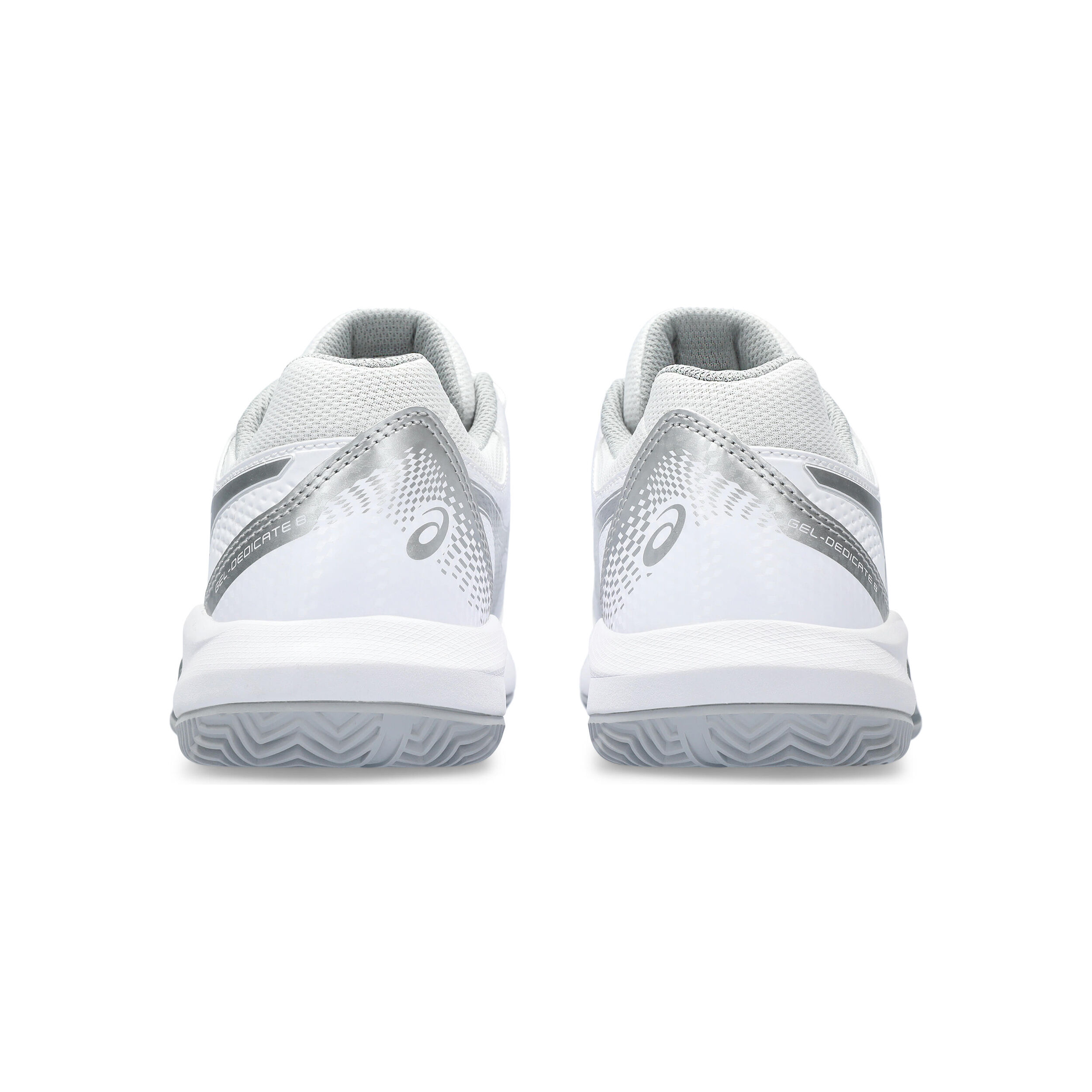 ASICS Gel-Dedicate 8 CLY Chaussure Terre Battue Femmes - Blanc , Argent