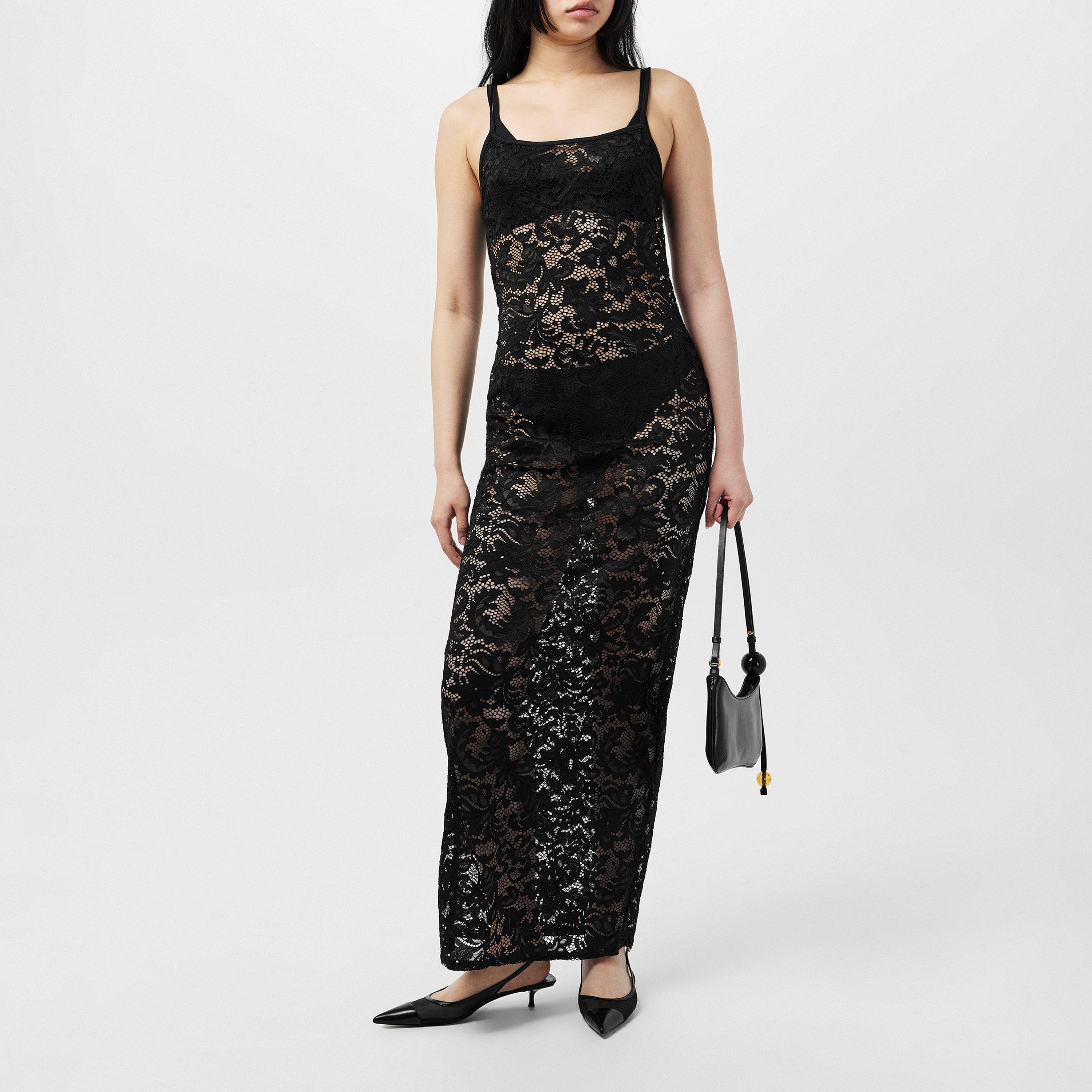 Missy Empire ME Lace Maxi Dress Womens
