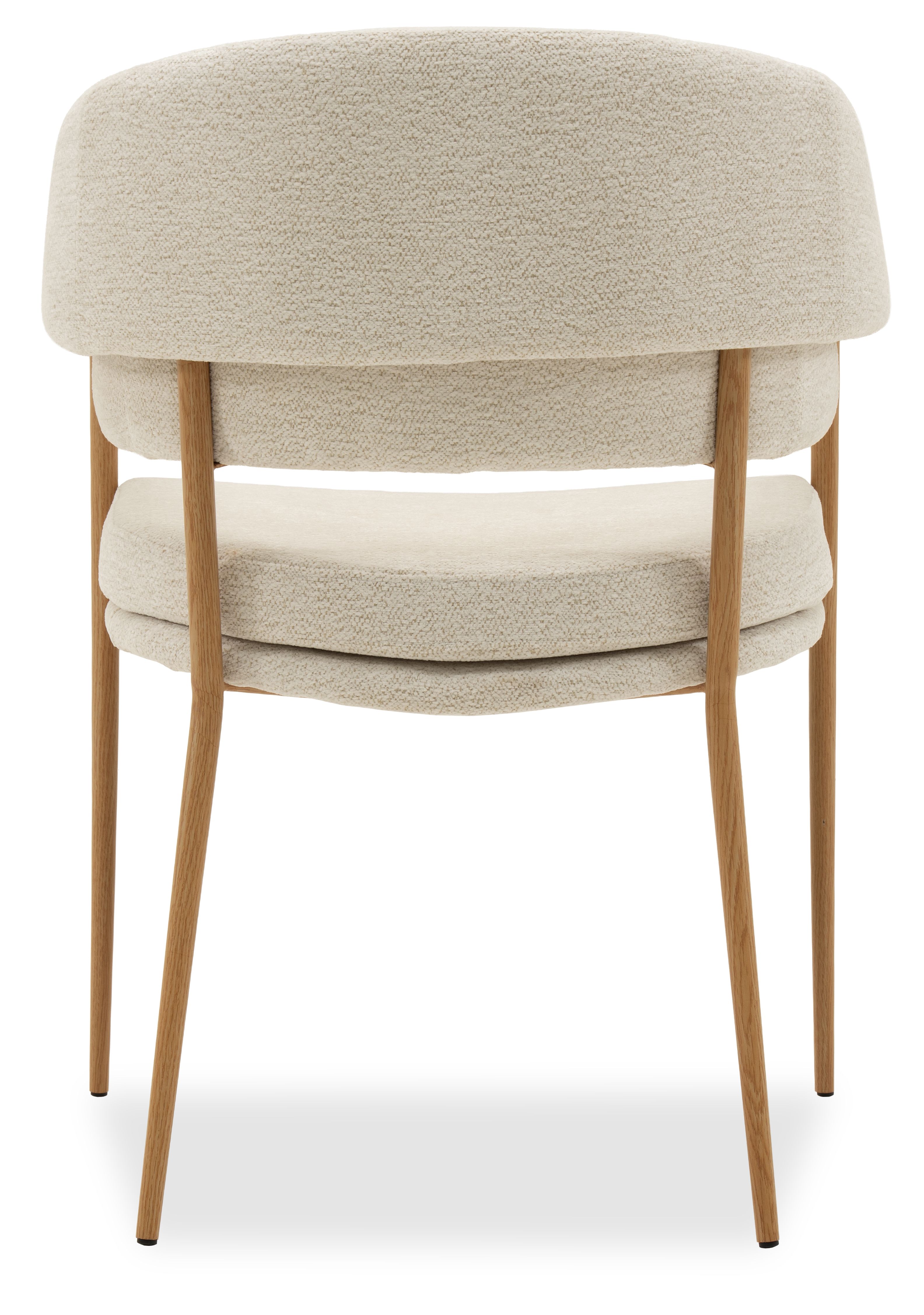 Eetkamerstoel Raven 22 - Natural Janine B59 x D54 x H83 cm
