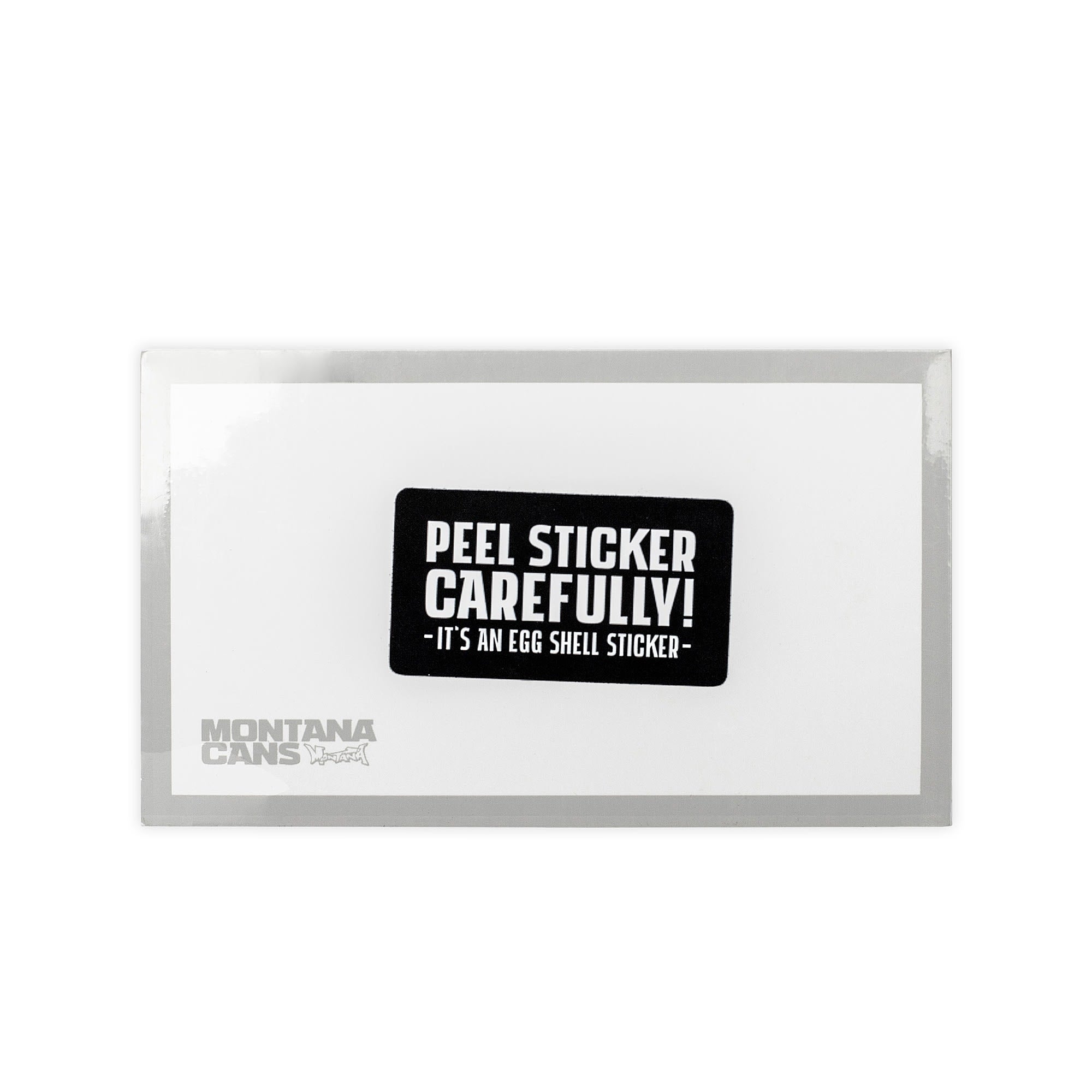 Montana<br>eggshell sticker white