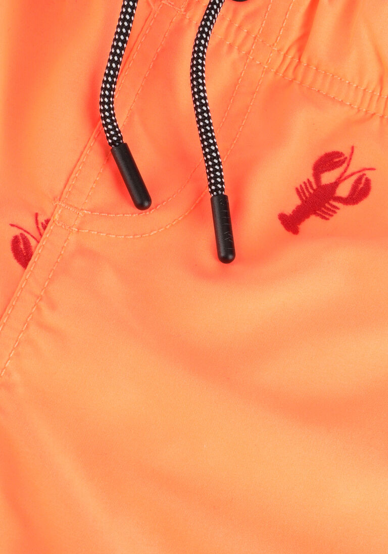 SHIWI oranje shiwi  swimshort lobster embroidery