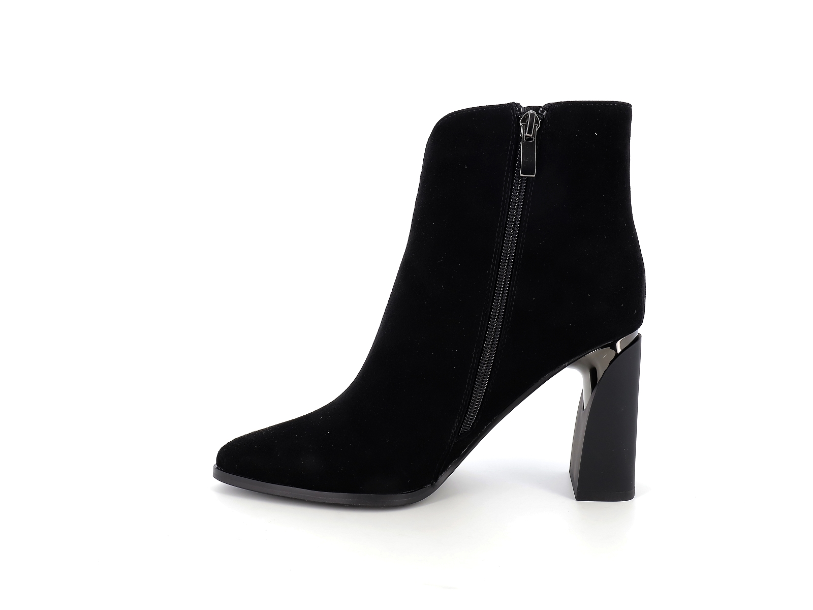 Metamorf ose-PADOVANI Nubuck Velours Noir