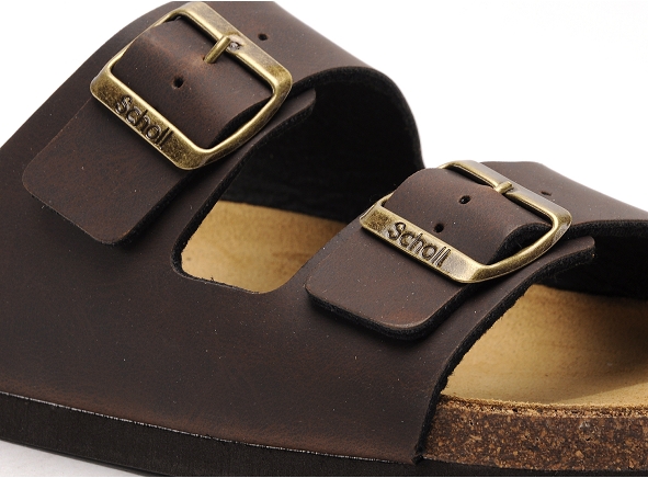 Scholl mules et sabots homme julien 30769 marron