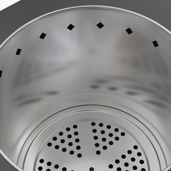 Smokeless Bord Brann Brannkurv Metall Svart Poker Hage Camping Patio