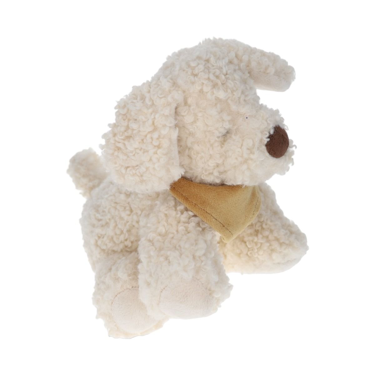 Peluche bichon bouclette écru Frisette