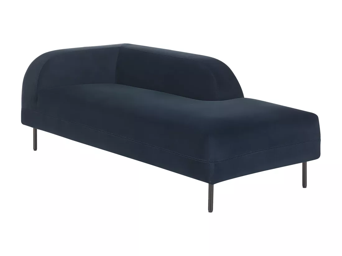 Chaise longue côté droite bleu foncé LE CRAU