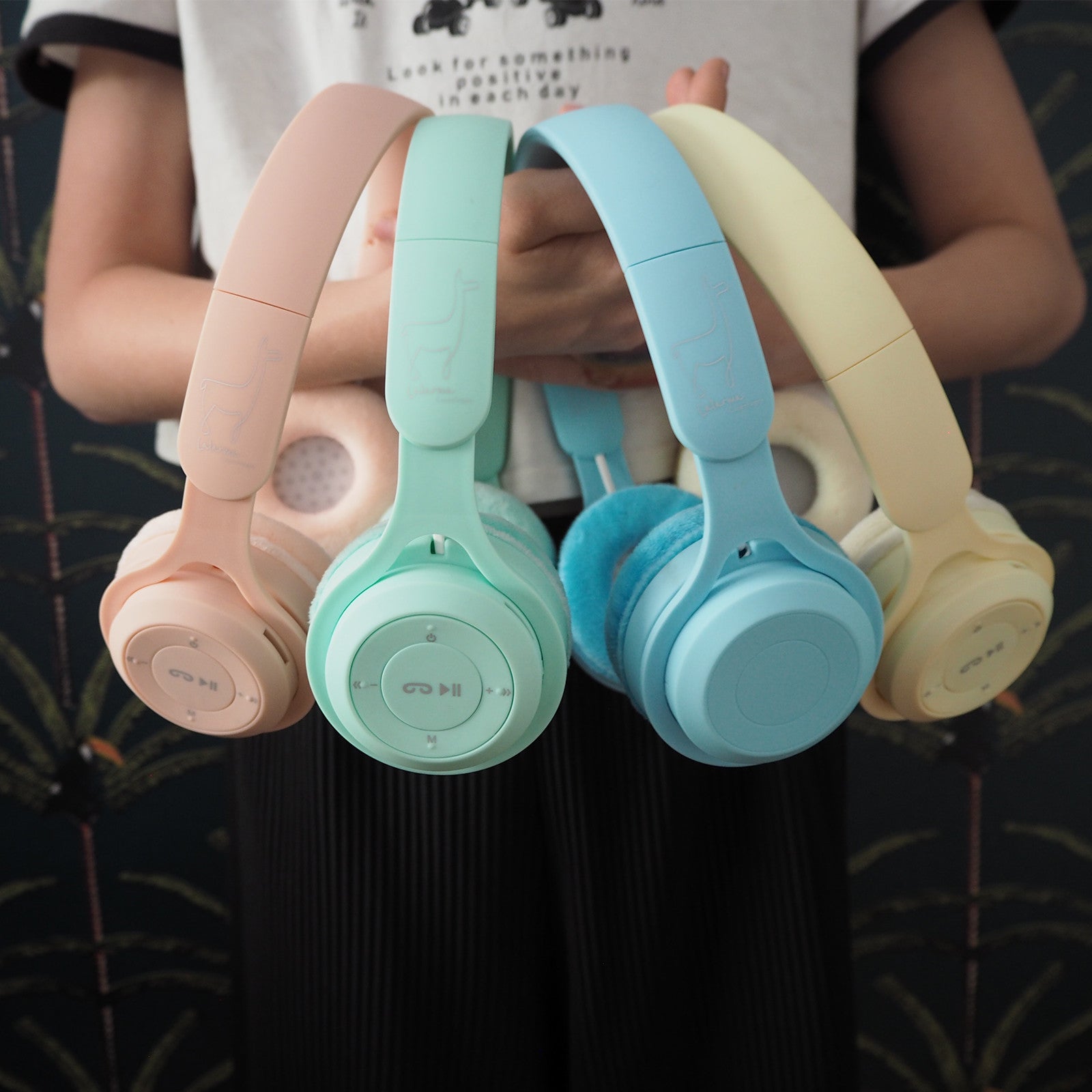 Kabelloser Bluetooth-Kopfhörer für Kinder Rose