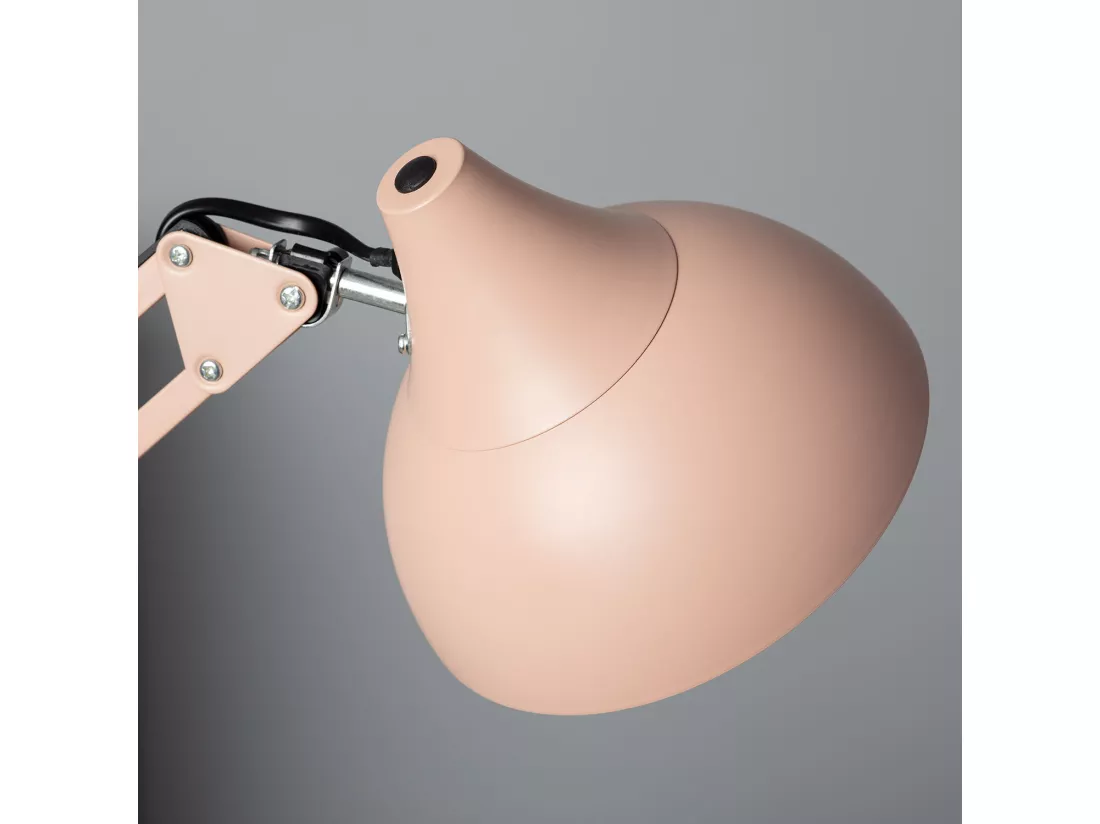 Lampe de Bureau Flex Métal Ceres Rose