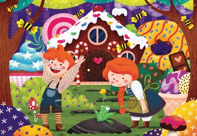 Ravensburger Puslespill Eventyr 2x12 Brikker