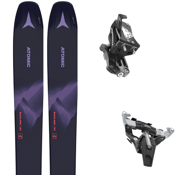 Pack ski de randonnée ATOMIC BACKLAND 107 W + Fix
