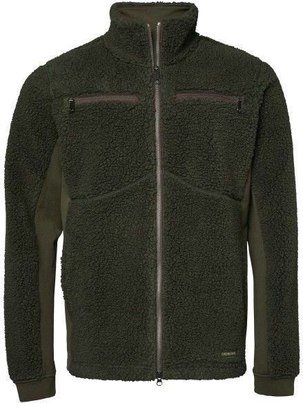 Chevalier Root Wool Pile Jacket Fleecevest (Heren |olijfgroen)
