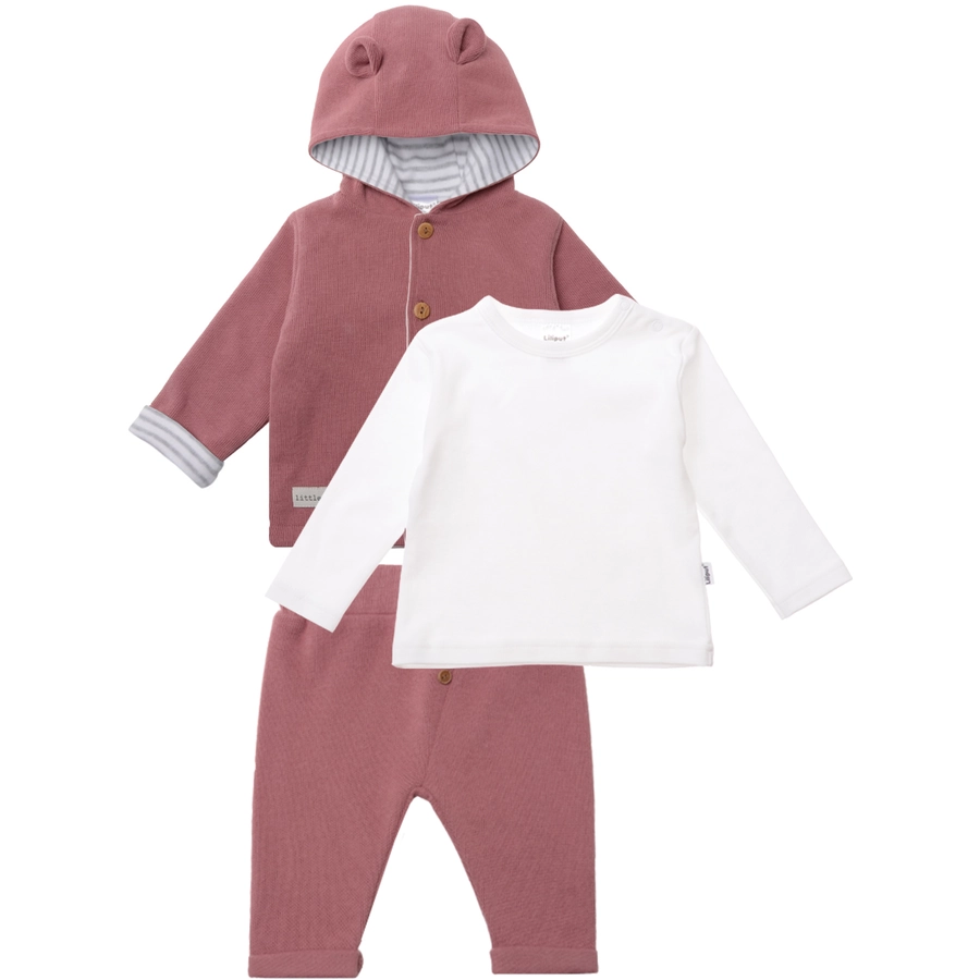 Liliput Erstausstattungspaket (Set, 3-tlg.) weiss-rosé-grau